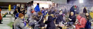 北見厳寒の焼き肉まつり