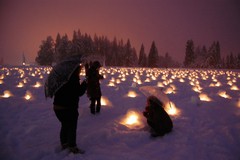 えちごかわぐち雪洞火ぼたる祭