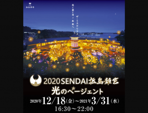 2020 SENDAI松島離宮 光のページェント